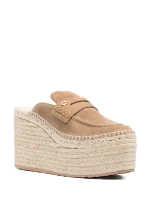 Gianvito Rossi>>レザープラットフォームエスパドリーユ Gianvito Rossi エスパドリーユ | 最大70%OFF | THE OUTNET