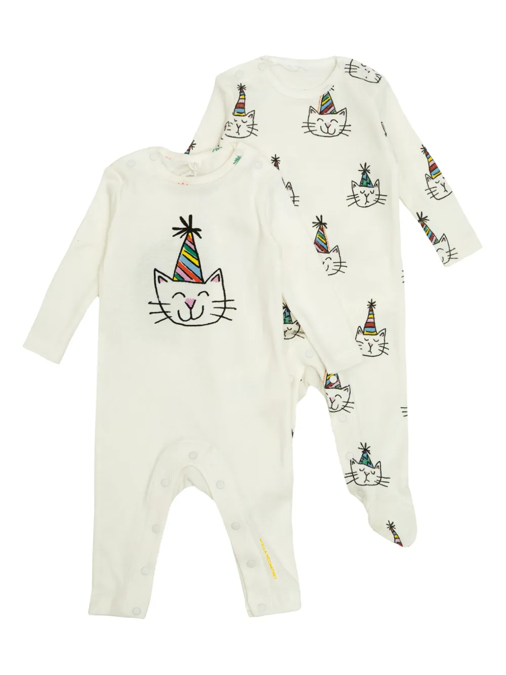 Stella McCartney Kids Pyjamas aus Baumwolle (2er-Set) | Weiß | Image 1