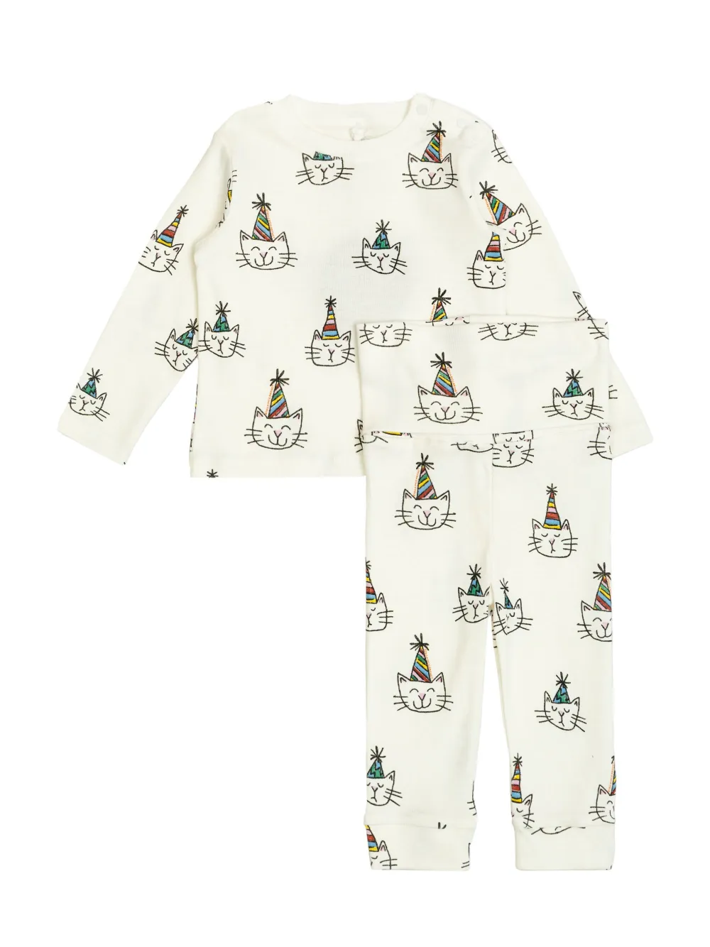 Stella Mccartney Graphic-print Pajamas In White
