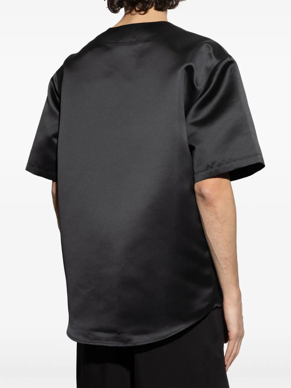 Casablanca Gothic honkbalshirt Zwart