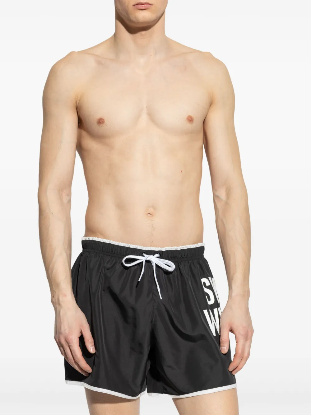 Moschino text-print swim shorts | Swim & Board Shorts | Image 2