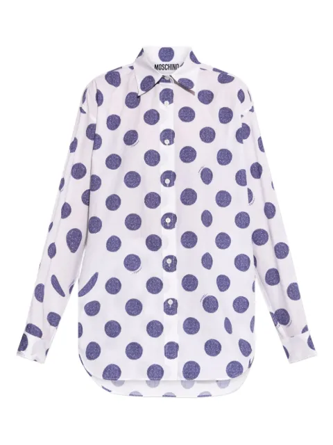 Moschino printed cotton shirt