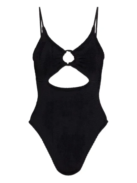 Hunza G textured swimsuit