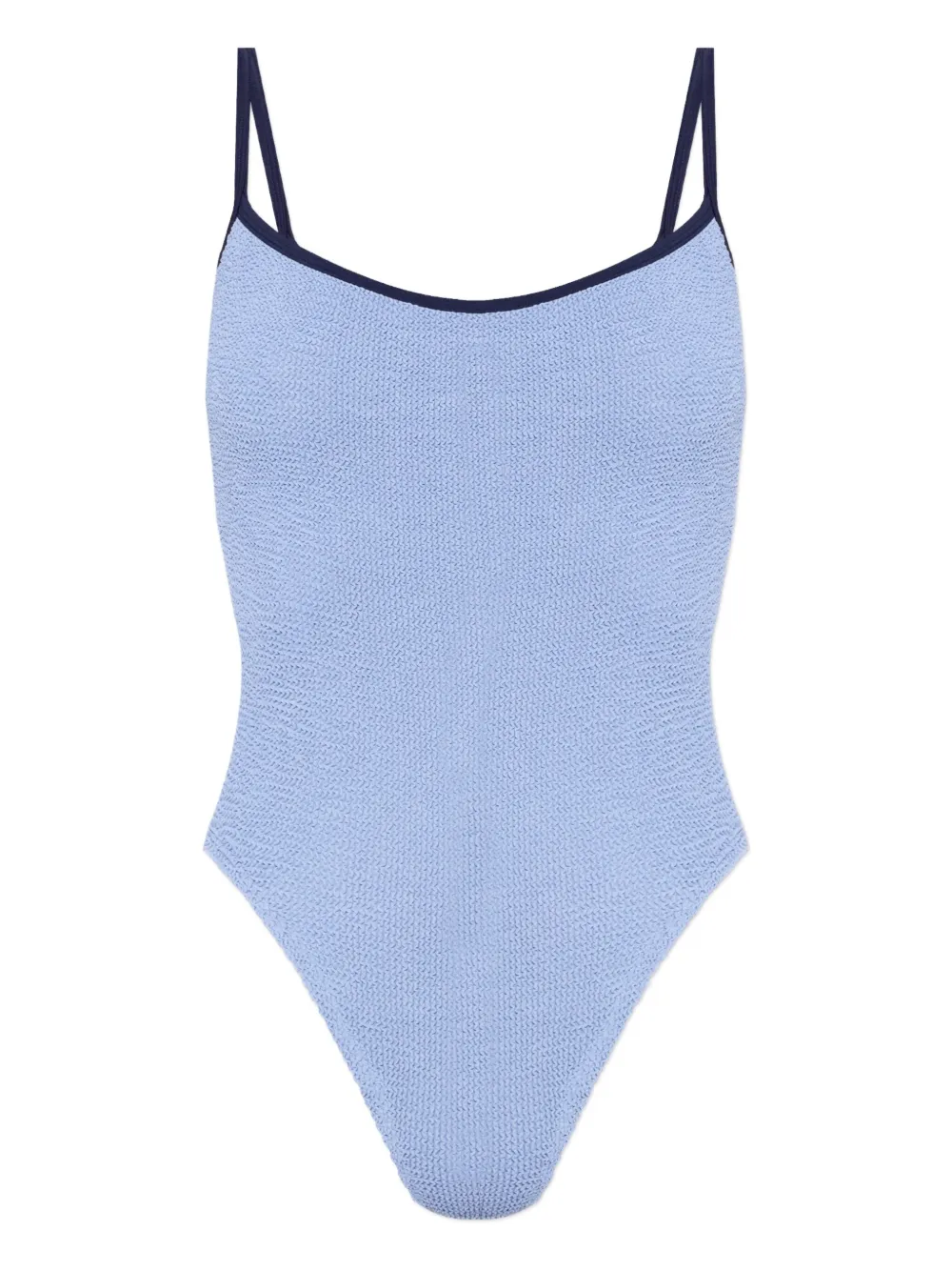 Hunza G Badpak met textuur Blauw