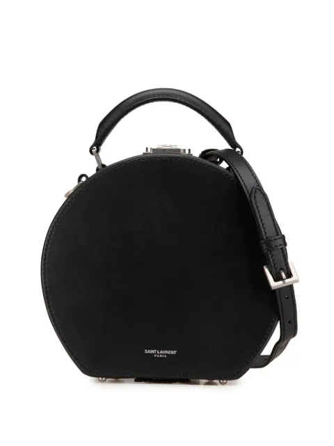 Saint Laurent Pre-Owned 2018 Small Leather Mica Hatbox satchel