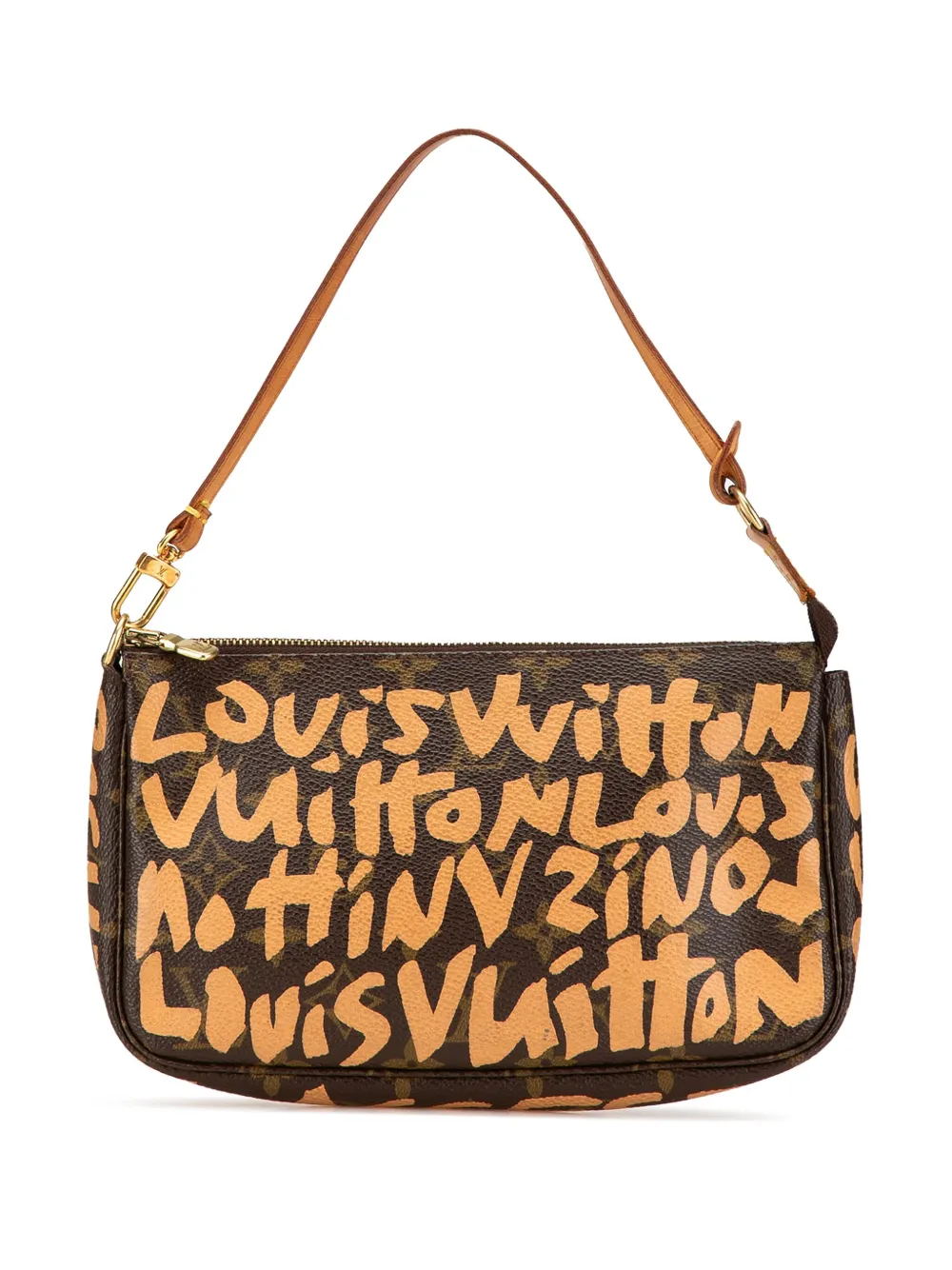 2001 x Stephen Sprouse Monogram Graffiti Pochette Accessoires shoulder bag