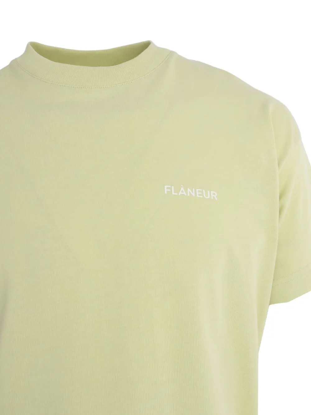 FLÂNEUR T-shirt met logo Geel