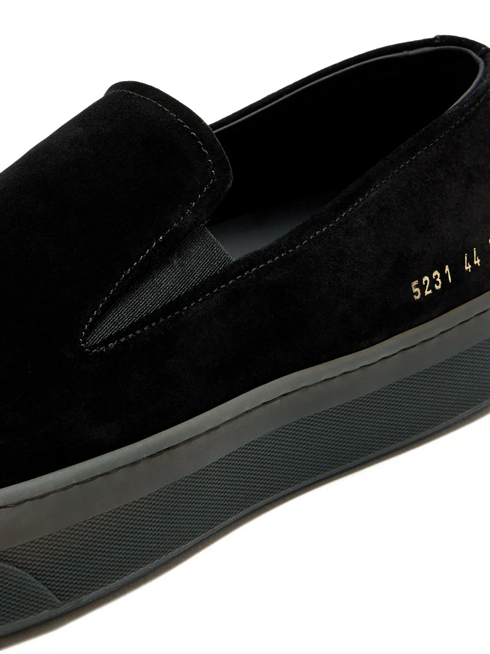 Common Projects suede sneakers Black