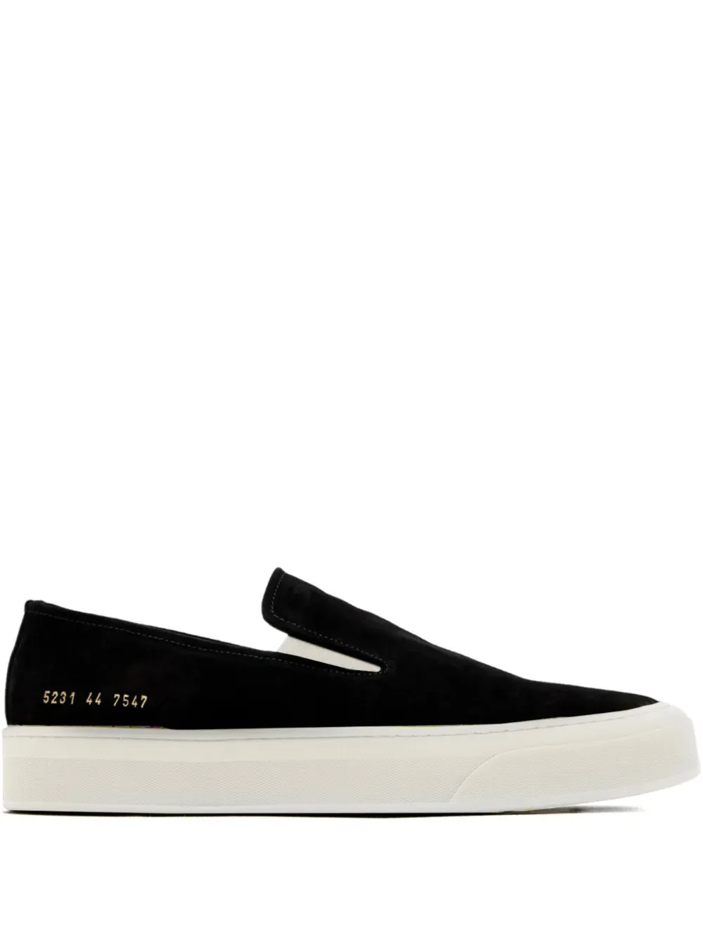 Common Projects baskets en daim | noir | Image 1