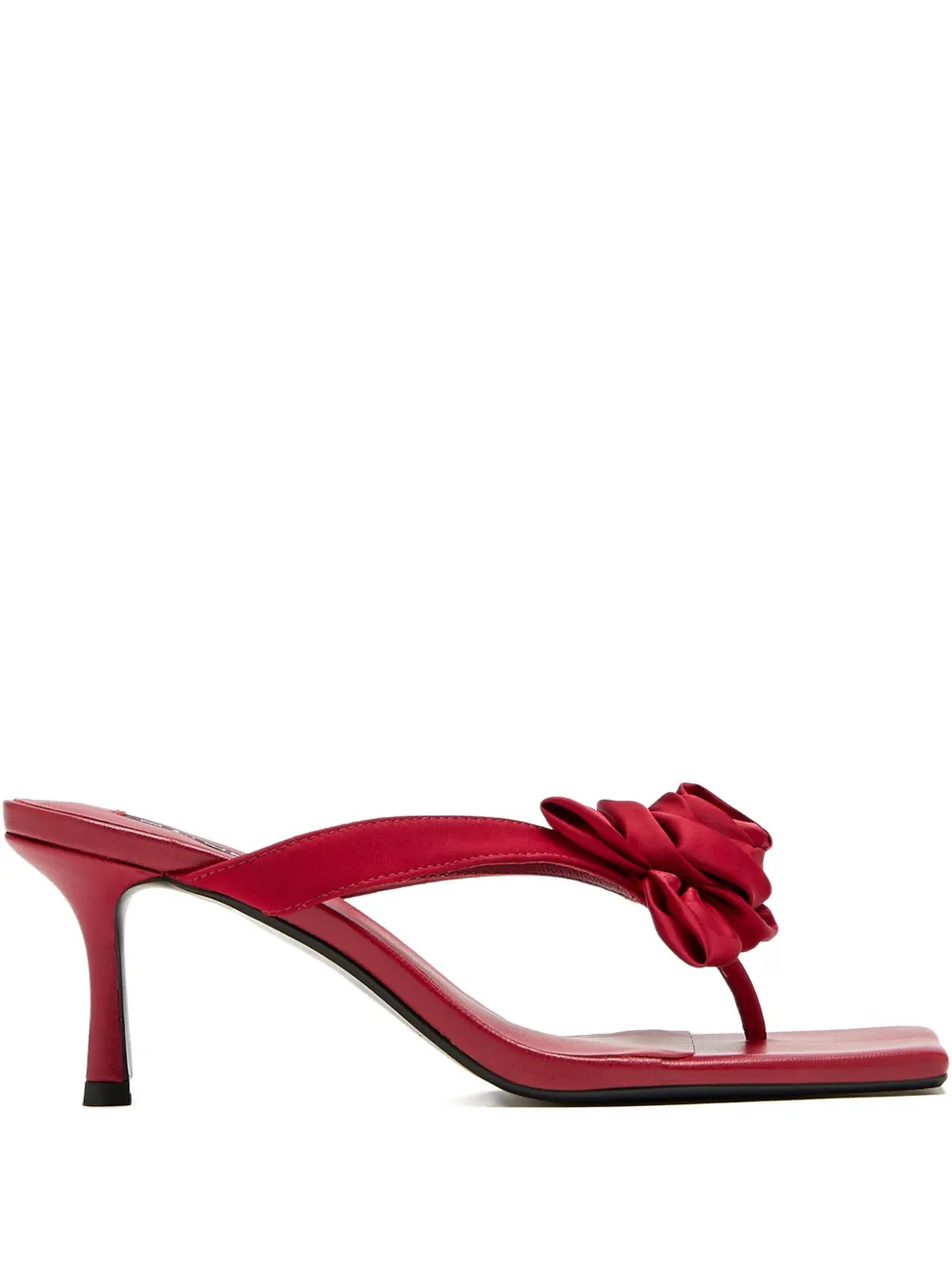 Senso 70mm Electra satin-rose sandals Red