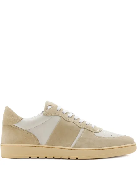 Collegium Pillar Destroyer suede-panel low-top sneakers