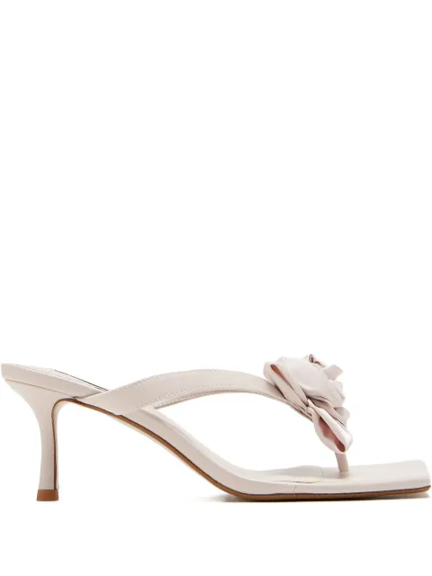 Senso 70mm Electra ruffled-flower sandals