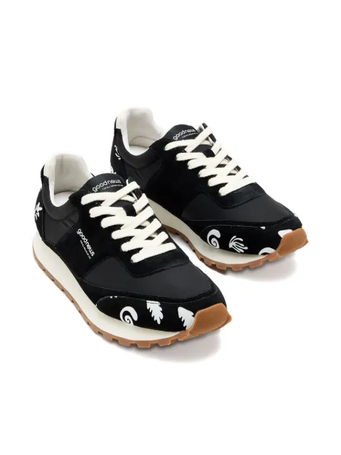 Good News Bluetrail printed-panel sneakers