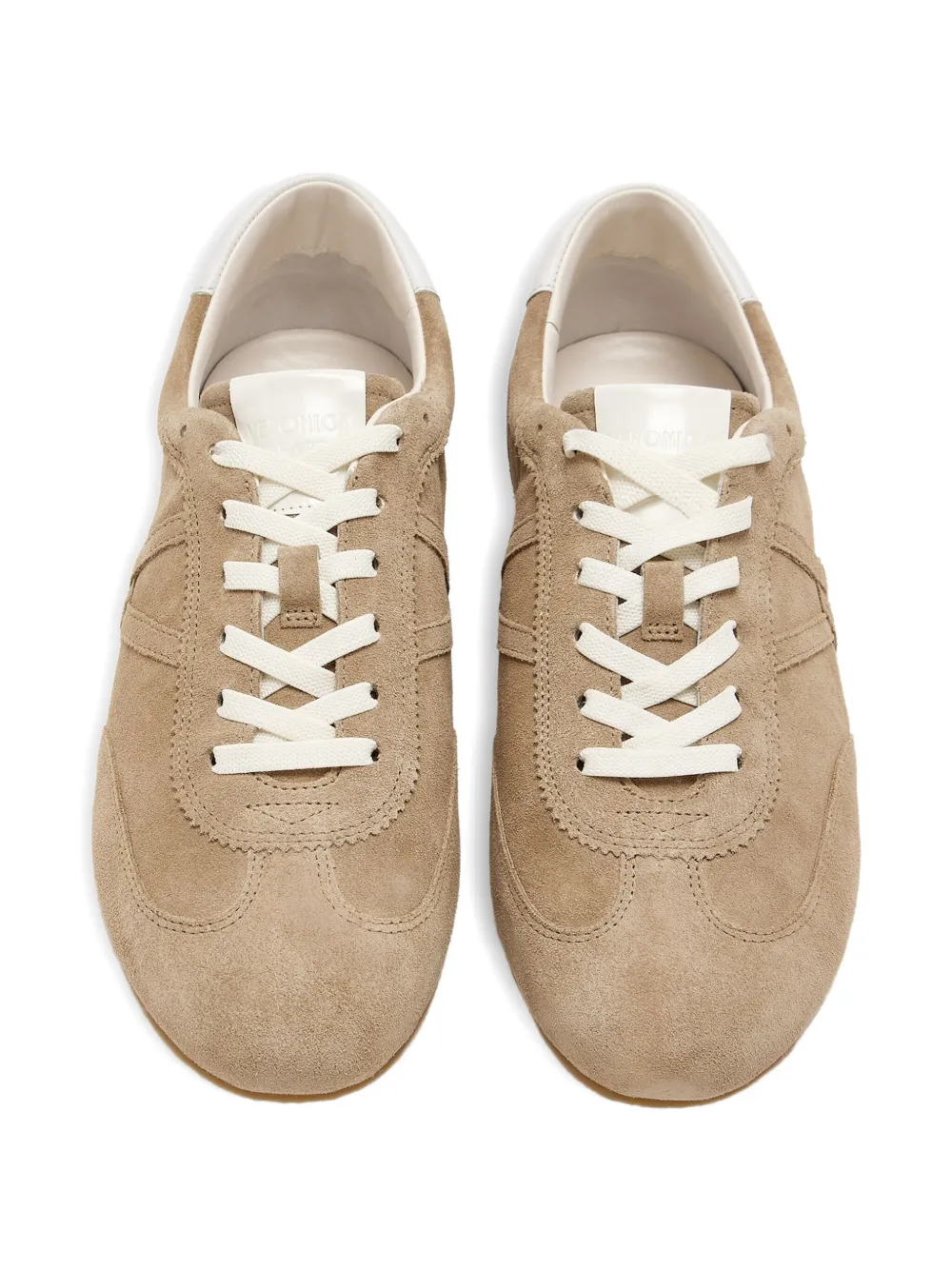 Veronica Beard Suède hardloopsneakers Beige