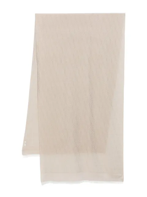FENDI FF-jacquard scarf