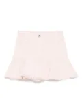 Fendi Kids FF-patch skirt - Pink