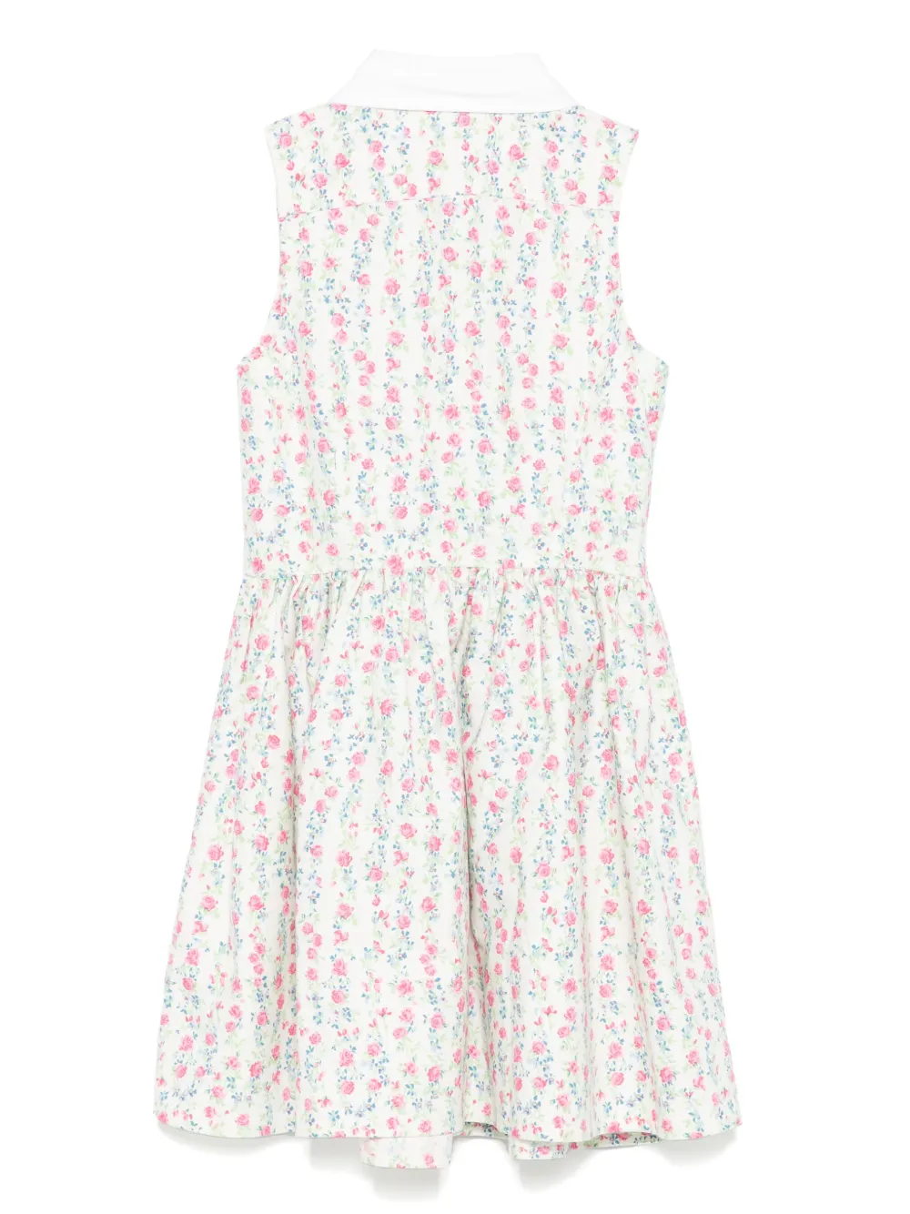 POLO RALPH LAUREN KIDS Jurk met bloemenprint Wit