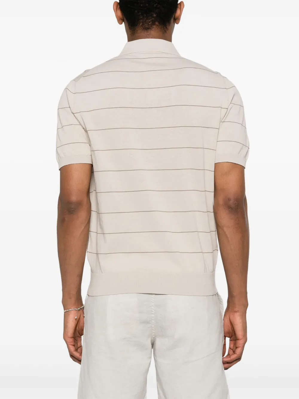 Corneliani Gebreid overhemd Beige