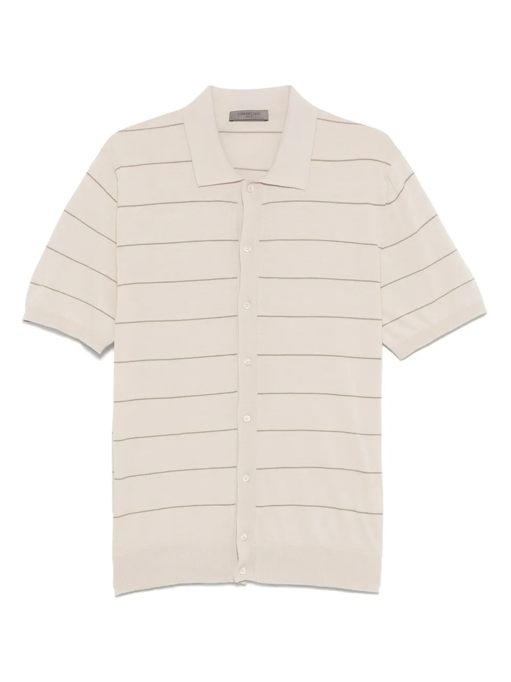Corneliani Gestricktes Hemd | Nude | Image 1