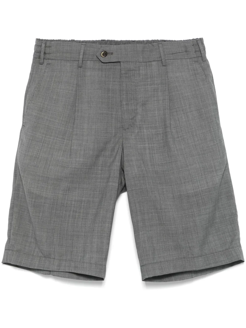 PT Torino Bermuda shorts van scheerwol Grijs
