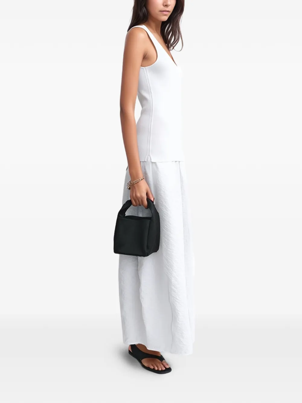  Toteme Suede Bucket Bag - Black 