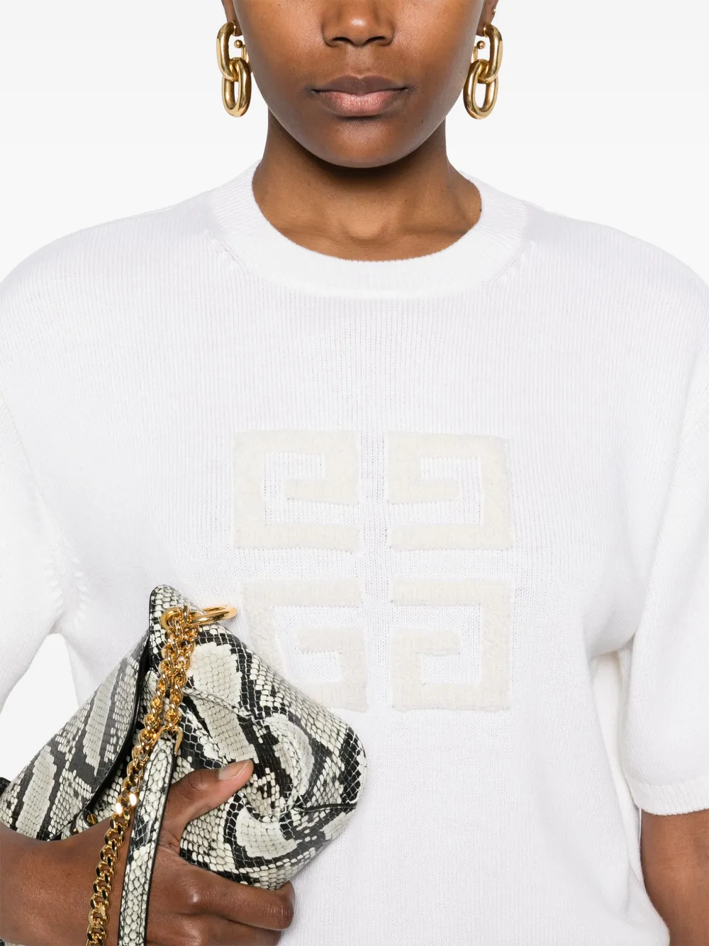 Givenchy Kasjmier top met 4G-detail Wit