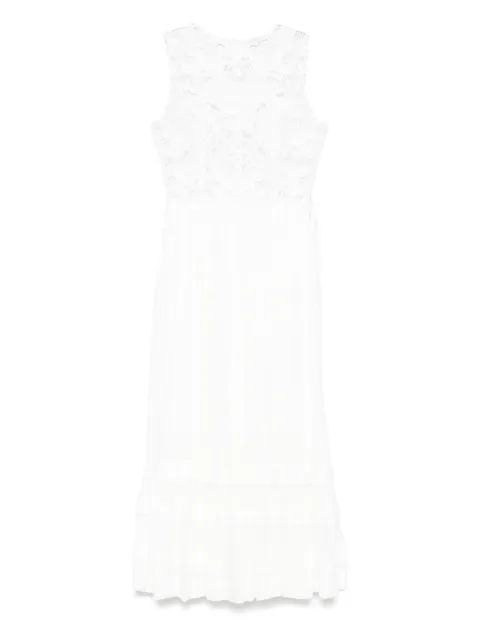 Cenere GB panelled maxi dress
