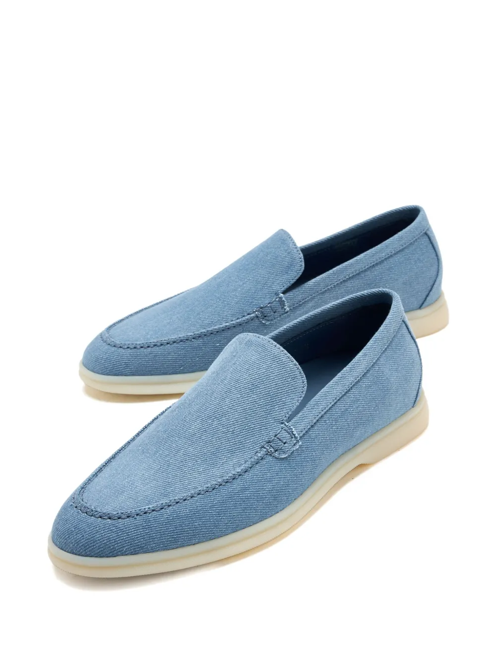 Scarosso Denim slip-on schoenen - Blauw