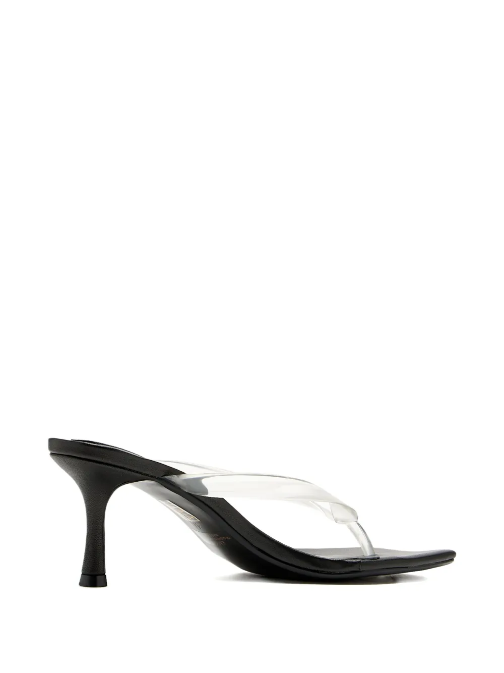 Senso 70mm Enigma I transparent-strap sandals White