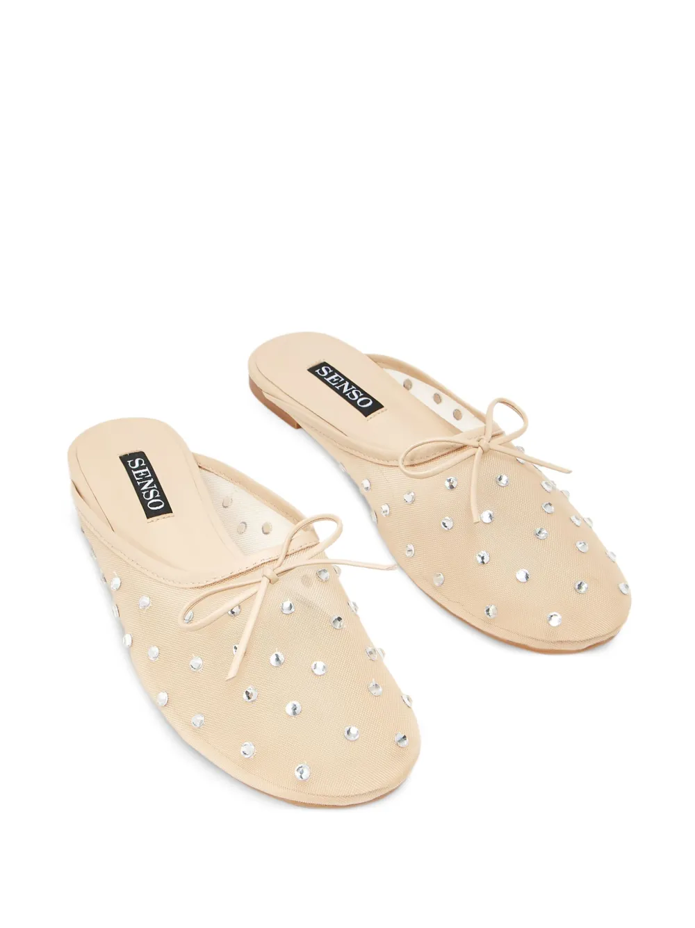 Senso Cole Flat Mules In Neutral
