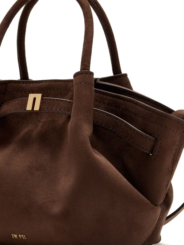 JW Pei Mini Hana Structured Handbag | Brown | FARFETCH RO