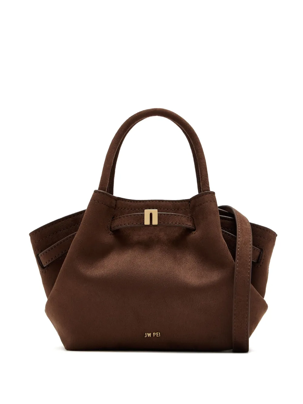 JW Pei mini Hana structured handbag | Brown | Image 1
