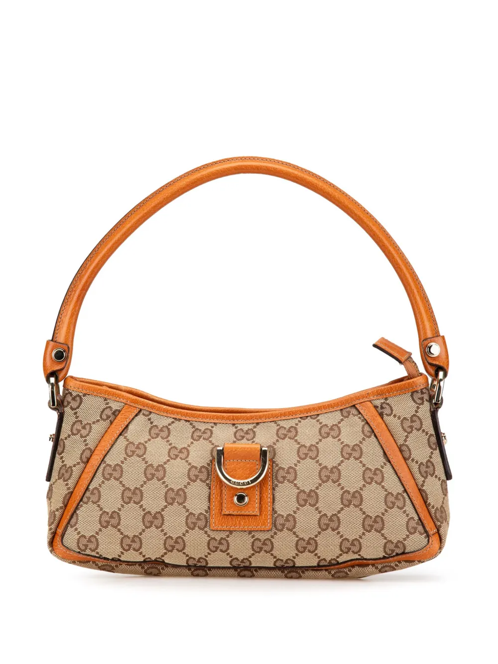 Gucci Pre-Owned 2000-2015 GG Canvas Abbey D Ring Pochette handbag | Brown | Image 1