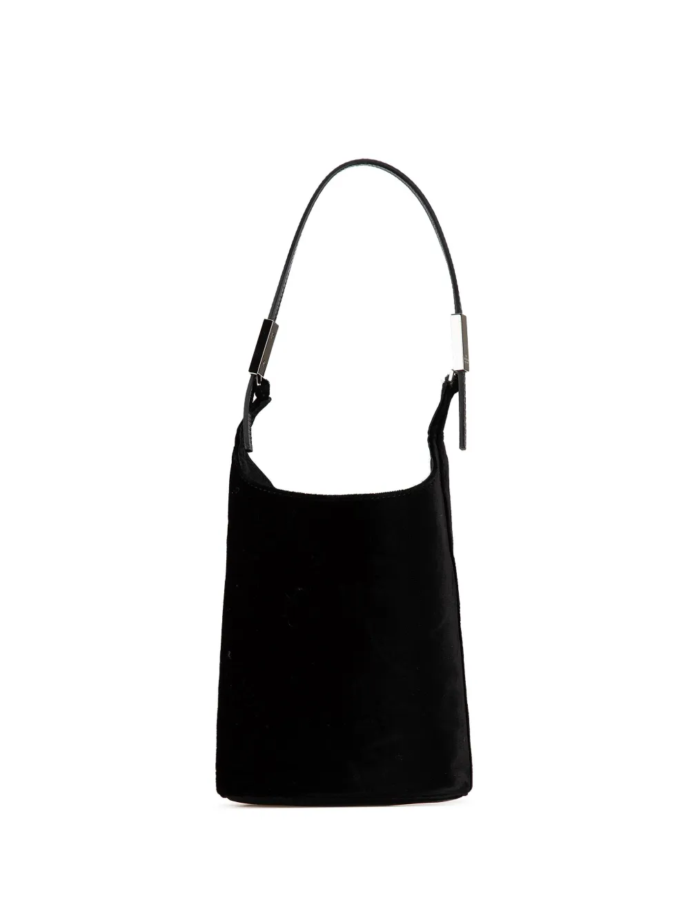 Gucci Pre-Owned Borsa a mano in velluto con finiture in pelle di vitello goffrata effetto lucertola 2000-2015 | nero | Image 1