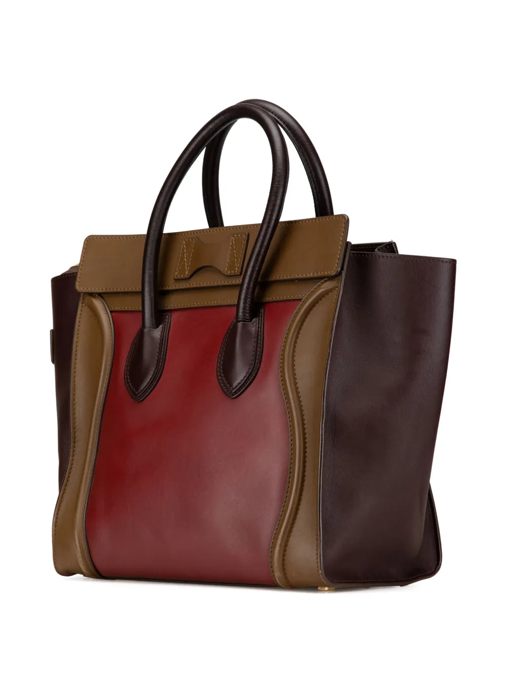 Céline Pre-Owned 2002 Mini Tricolor Leather Luggage tote bag | Pre-Owned | Image 2