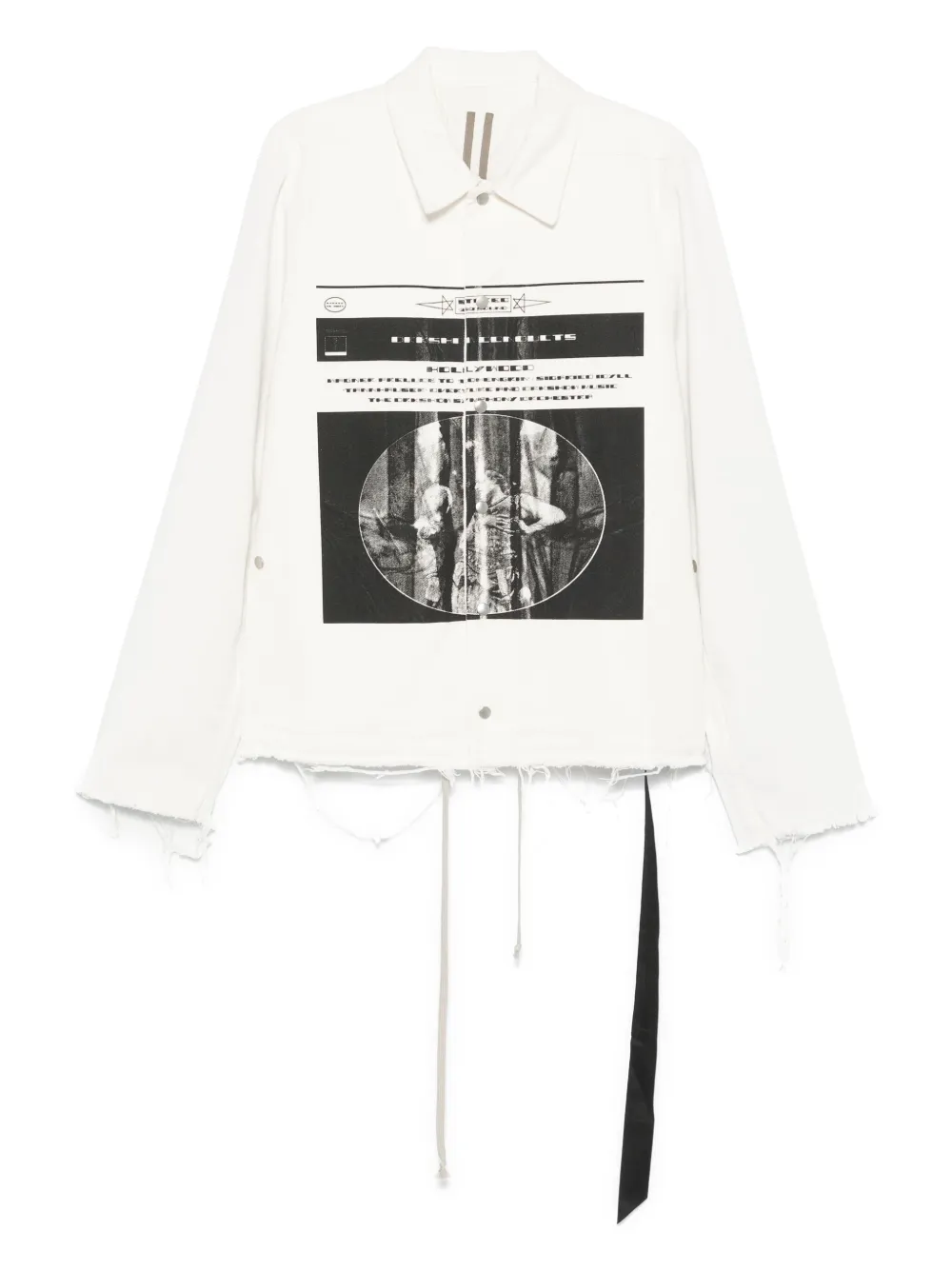 Rick Owens DRKSHDW chamarra Snapfront | neutro | Image 1