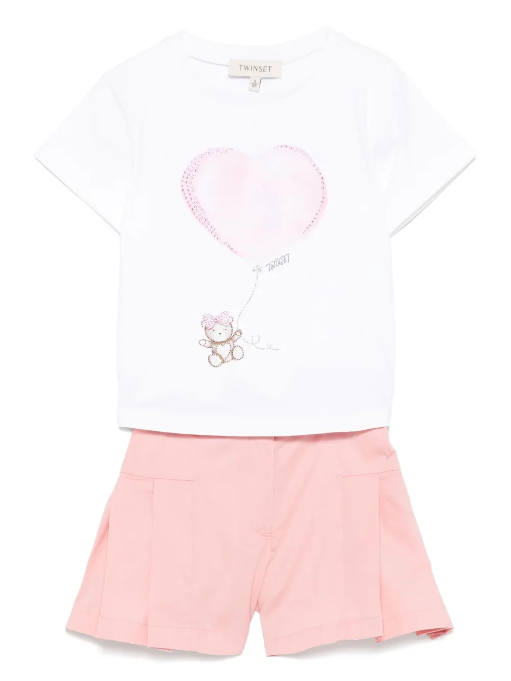 TWINSET Kids Shorts met print Wit
