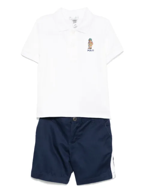 POLO RALPH LAUREN KIDS Polo Bear shorts set