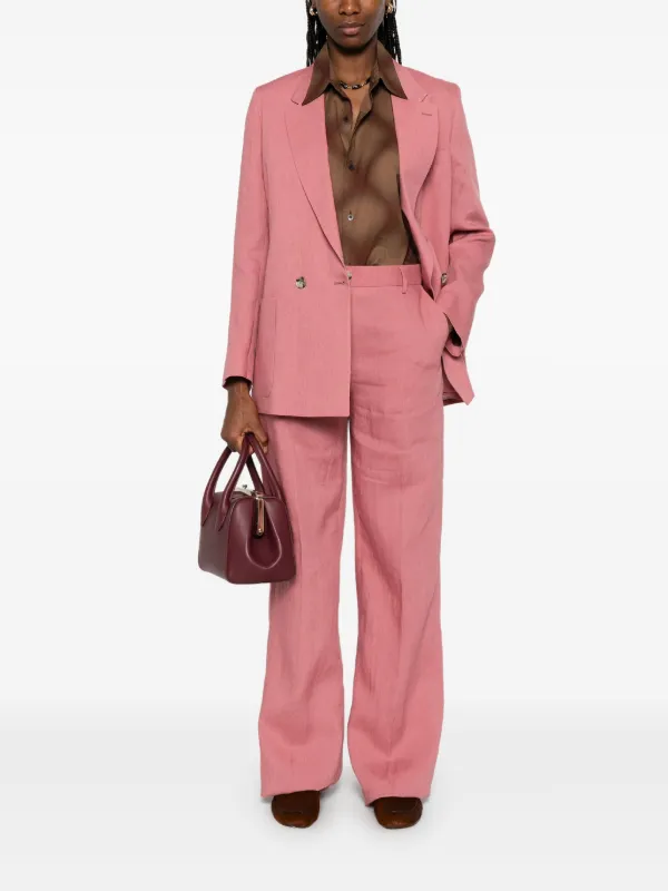 Paul Smith Linen Blazer Pink FARFETCH EG