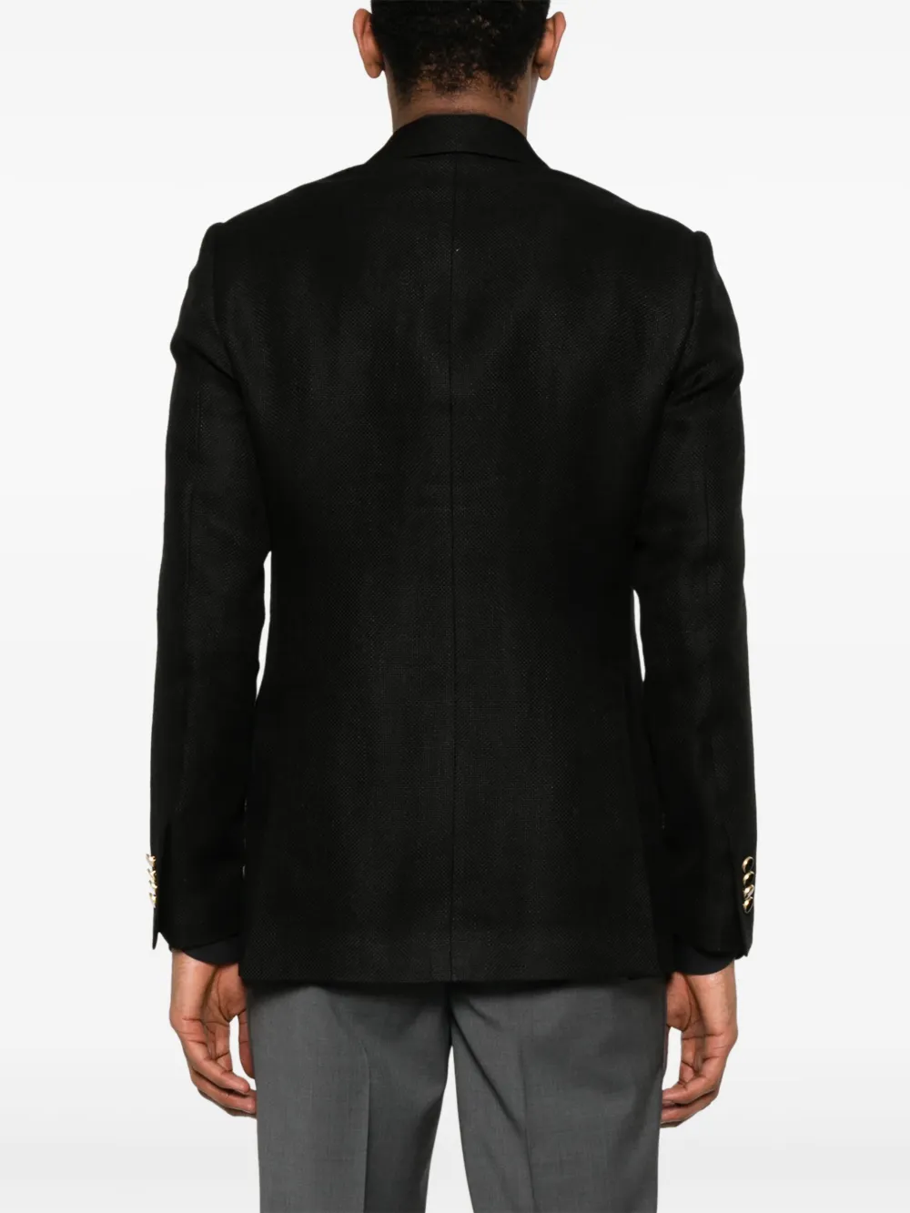 Lardini Blazer met broche Zwart