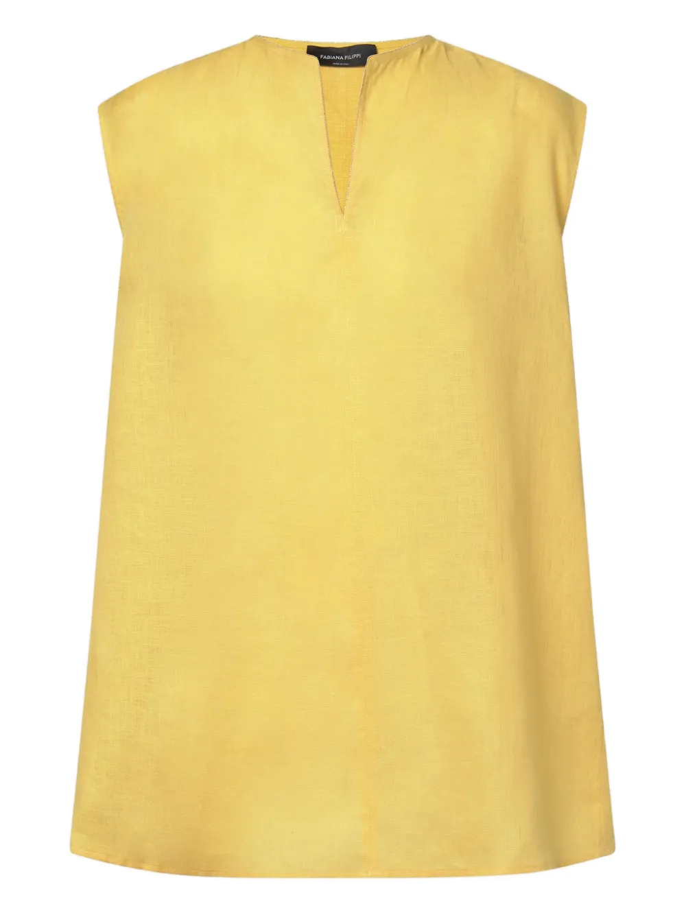 Fabiana Filippi Linnen shirt Geel