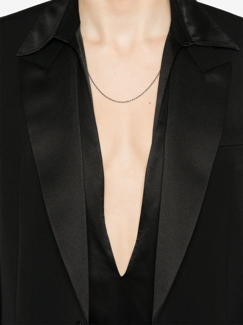 Saint Laurent Wollen blazer Zwart