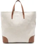 Kiton logo-lettering tote bag - Neutrals