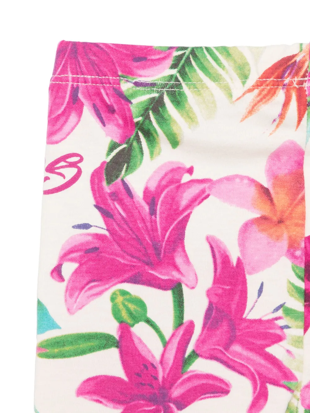 guess kids Shorts met geborduurd logo Roze