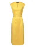 Fabiana Filippi cotton-blend dress - Yellow