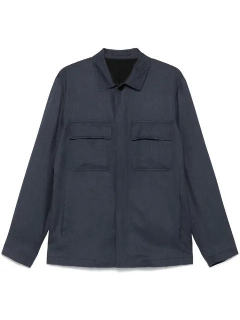 Lardini twill-weave shirt