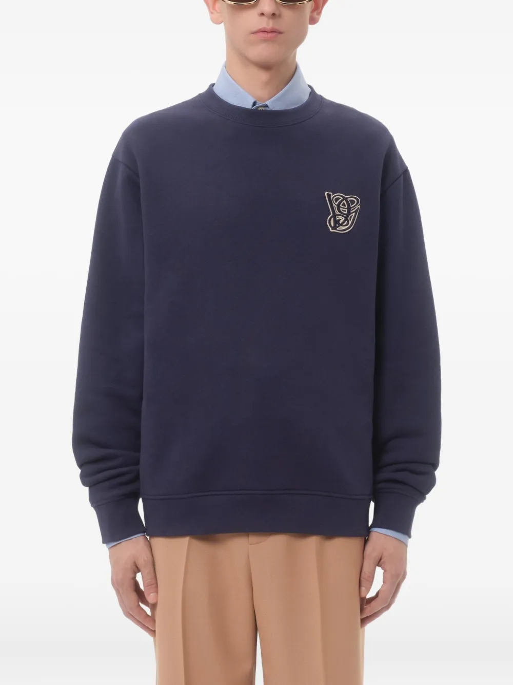 Valentino Garavani Katoenen sweater Blauw
