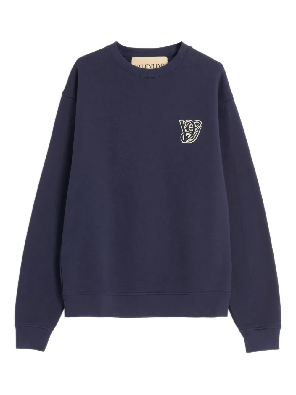Valentino Cotton Sweatshirt With Vg Patch