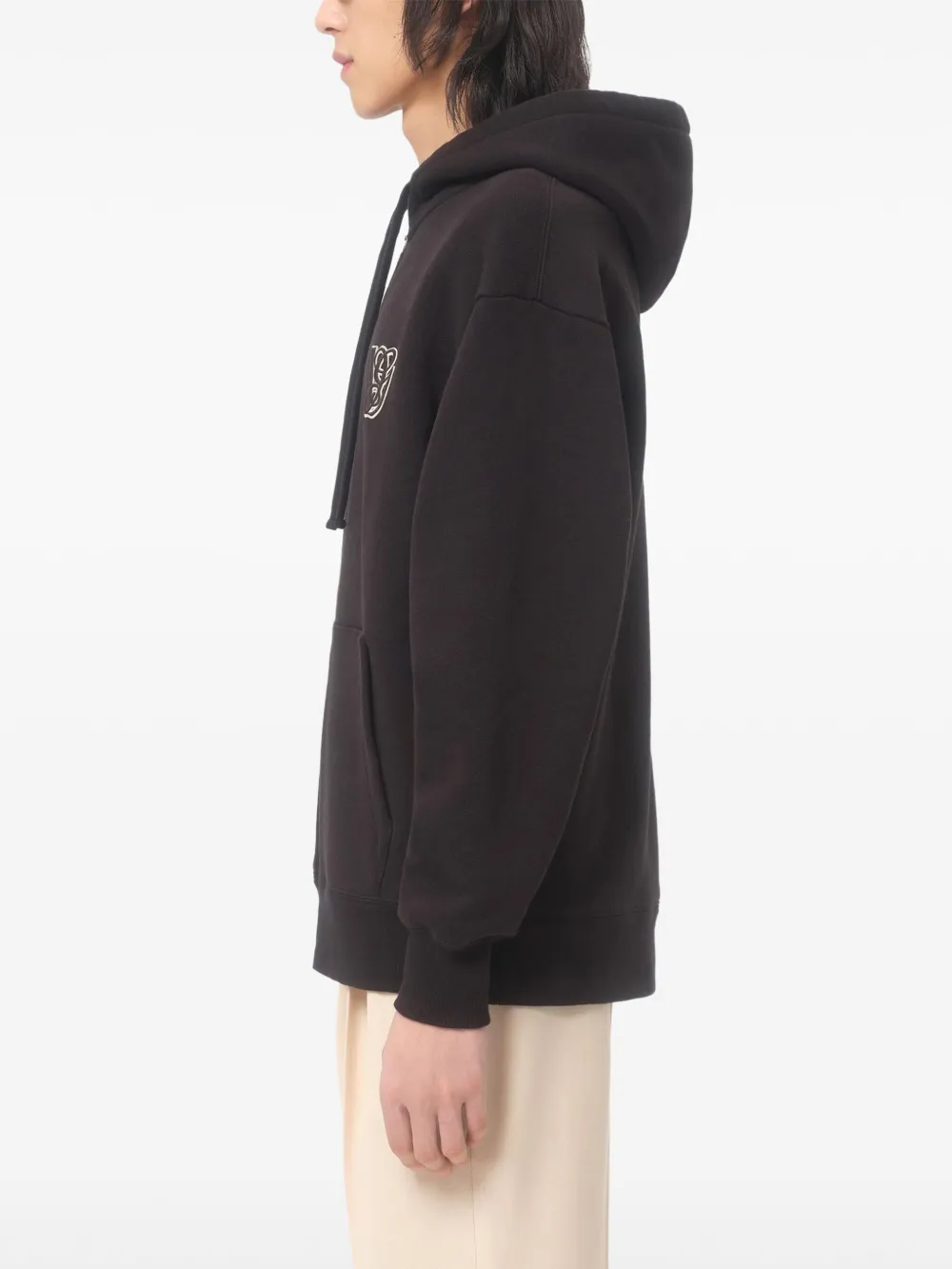 Valentino Garavani Hoodie met logopatch Zwart