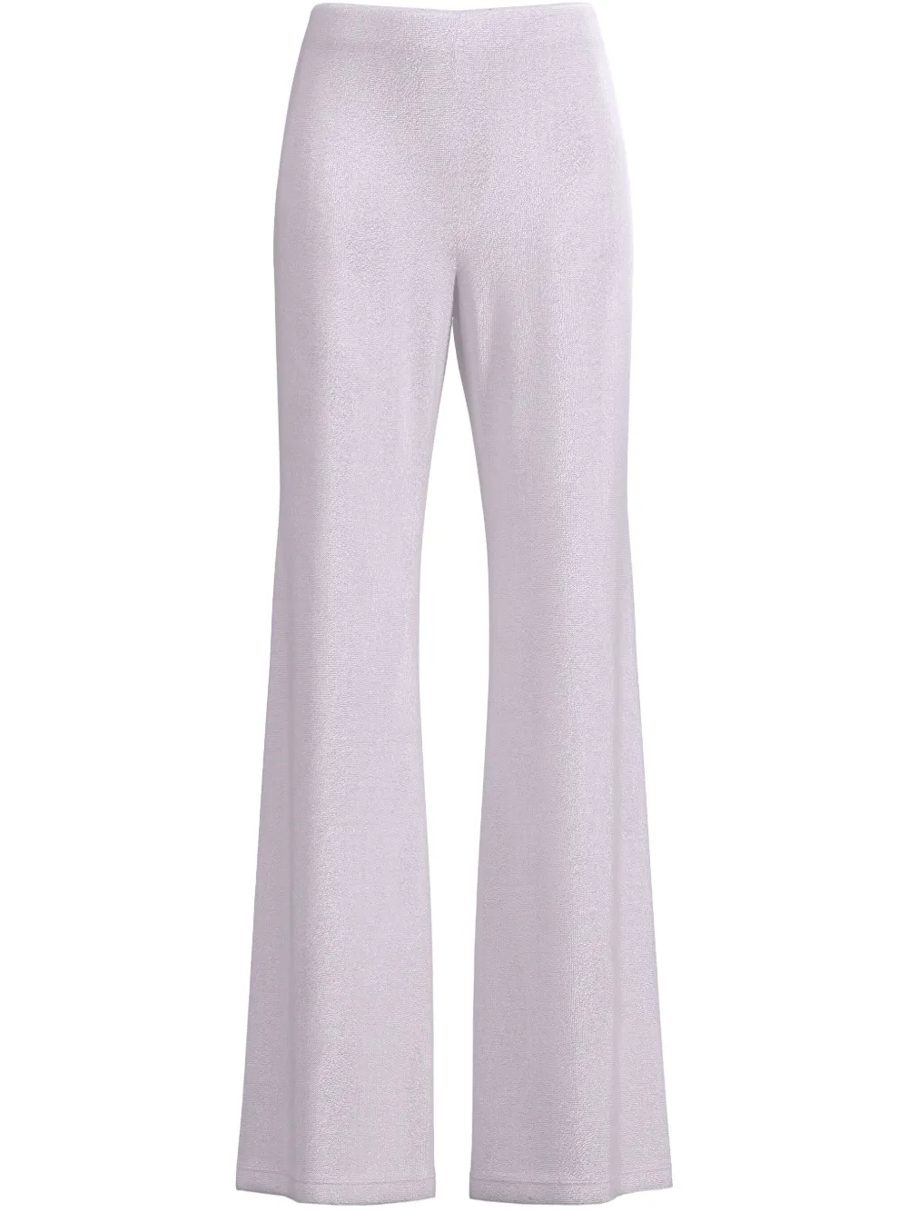 lurex-jacquard trousers